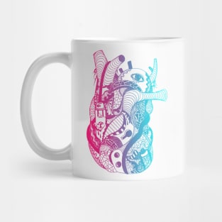 Dual Color Light Heart Mug